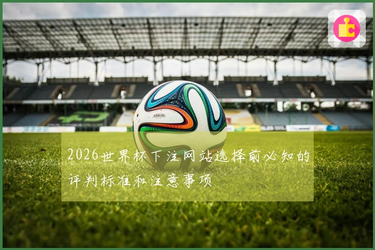 2026世界杯下注网站选择前必知的评判标准和注意事项